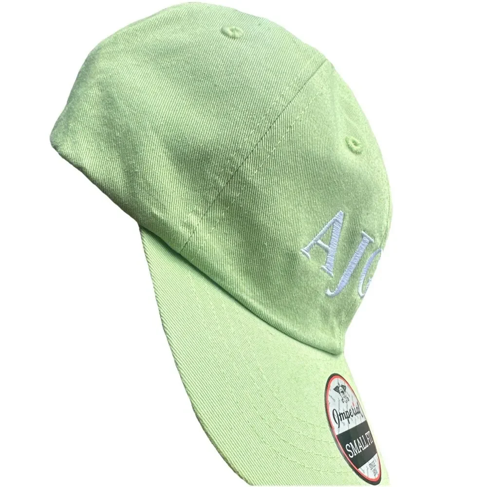 Imperial AJGA Golf Hat Small Fit Green Adjustable Embroidered Baseball Cap